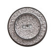 Italian Silver Gravel 2-Hole Button - 44L/28mm