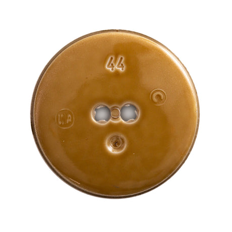 Italian Gold Gravel 2-Hole Button - 44L/28mm