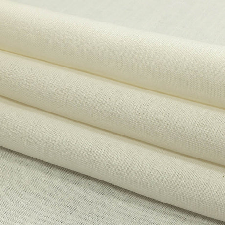 White Heavyweight Linen Woven