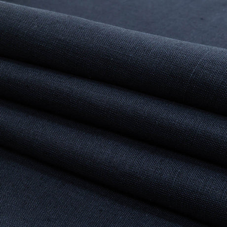 Navy Heavyweight Linen Woven