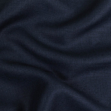 Navy Heavyweight Linen Woven