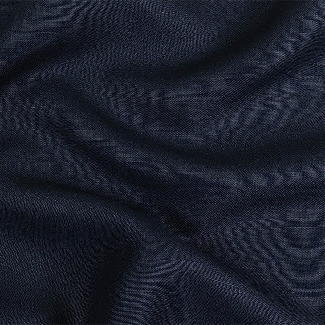 Navy Heavyweight Linen Woven