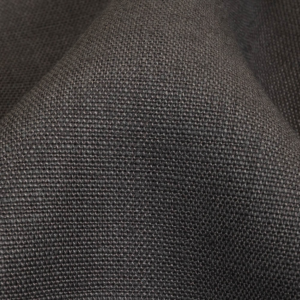 Smoke Gray Heavyweight Linen Woven