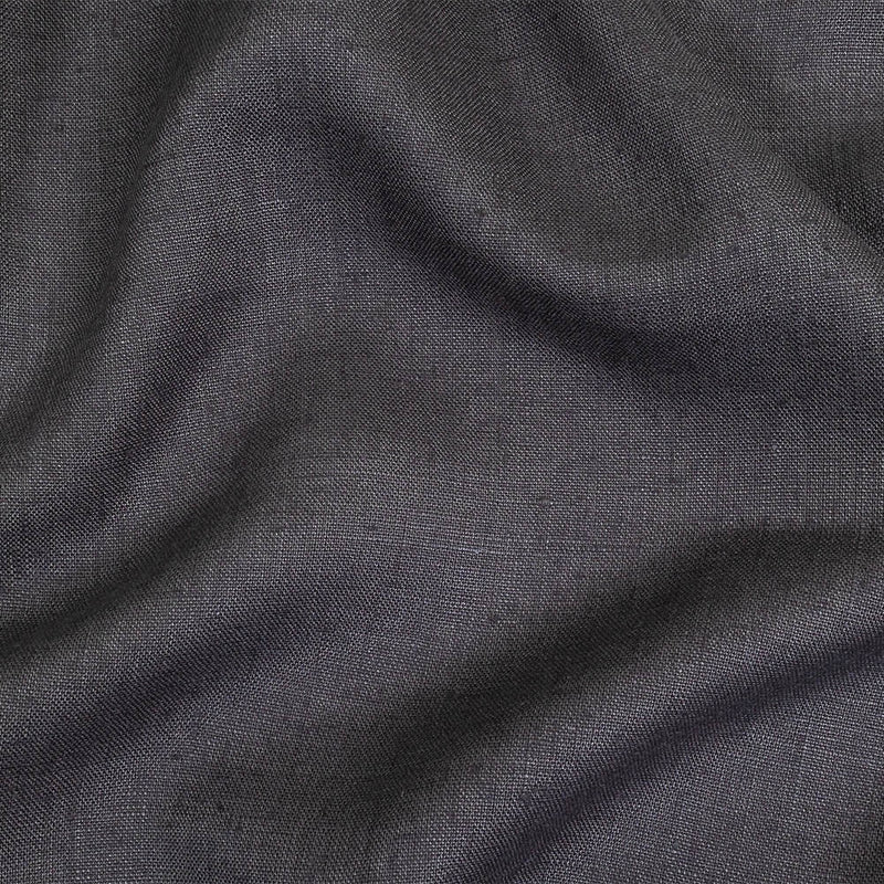 Charcoal Heavyweight Linen Woven