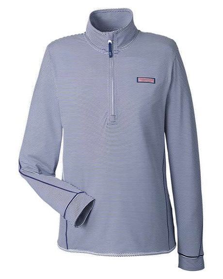 Women's Microstripe Sankaty Half-Zip Pullover