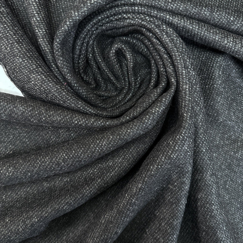 Wool Tweed Melange Gray