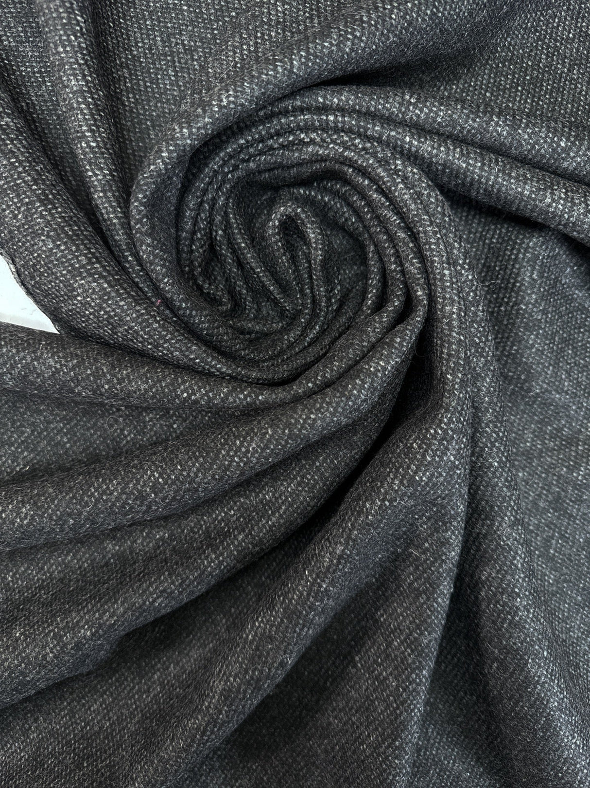 Wool Tweed Melange Gray
