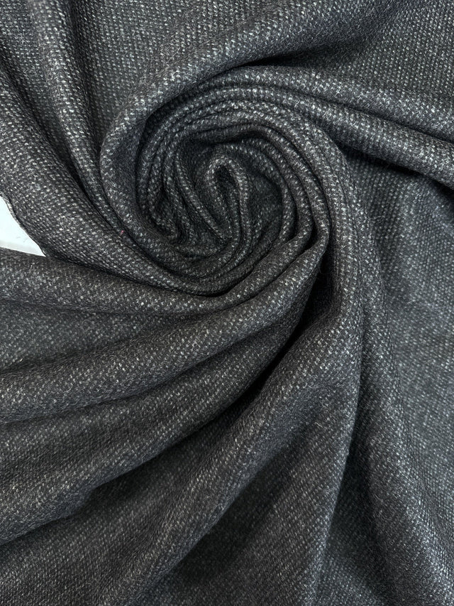 Wool Tweed Melange Gray