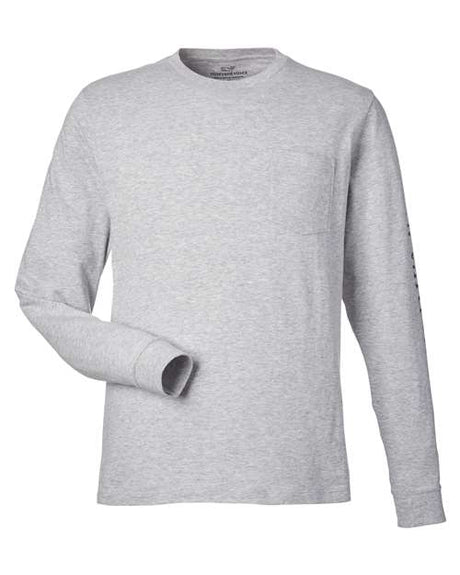 vineyard vines unisex long sleeve pocket T-shirt offering relaxed comfort for casual everyday outfits