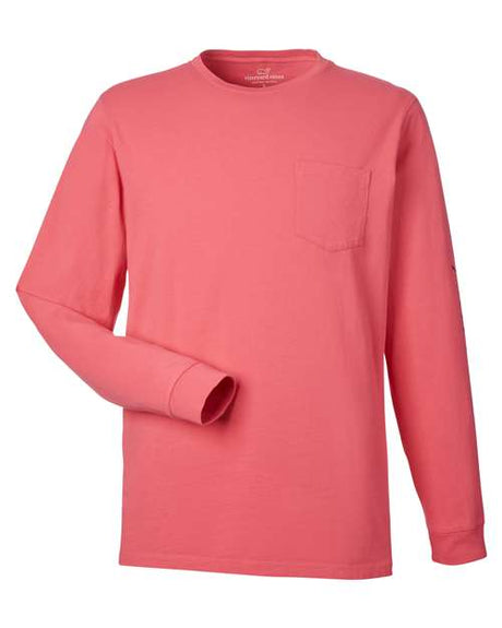 vineyard vines unisex long sleeve pocket T-shirt offering relaxed comfort for casual everyday outfits