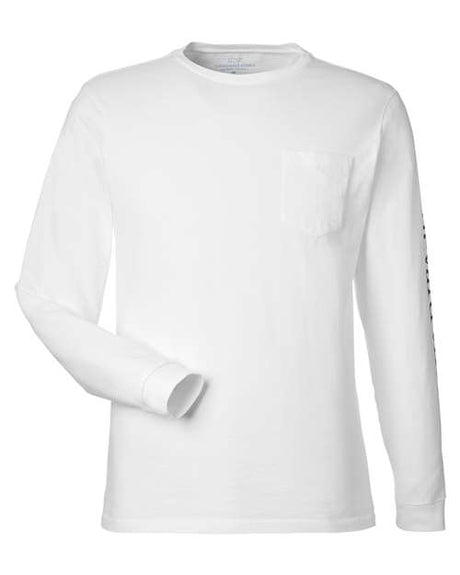 vineyard vines unisex long sleeve pocket T-shirt offering relaxed comfort for casual everyday outfits