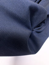 Italian Blue Striped Viscose Fabric