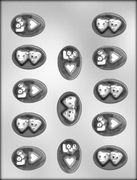 Lay-On Spoon Assortment Mint Chocolate Mold