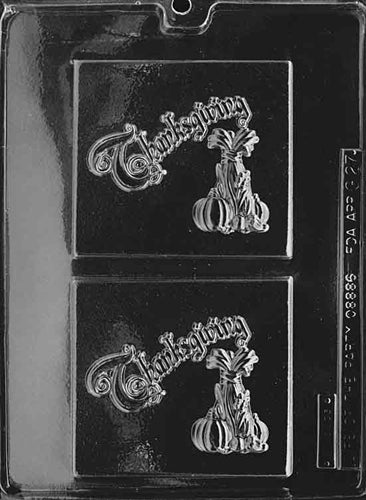 Thanksgiving Gift Card Chocolate Mold - LPG027