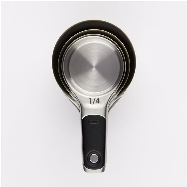 OXO Good Grips Stainless Steel Measuring Cups with Magnetic Snaps