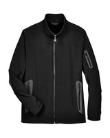 North End Men's Three-Layer Fleece Bonded Shell Technical Jacket