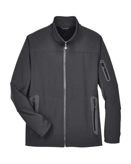 North End Men's Three-Layer Fleece Bonded Shell Technical Jacket