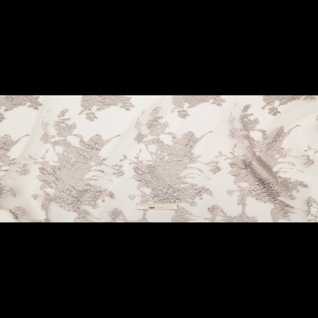 Metallic Tuffet and Pure Cashmere Abstract Luxury Organza Brocade