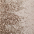 Metallic Peach Blush, Pink Salt and Champagne Abstract Border Brocade