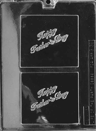 Happy Father's Day Chocolate Gift Card Mold - LPG032