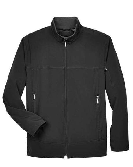 North End Men's Three-Layer Fleece Performance Soft Shell Jacket