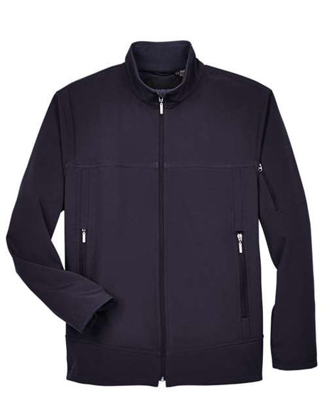 North End Men's Three-Layer Fleece Performance Soft Shell Jacket