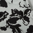 Metallic Abstract Jacquard Lame - Black and Gray Violet