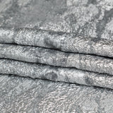 Metallic Silver and Moonstruck Abstract Luxury Brocade