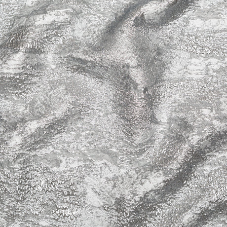 Metallic Silver and Moonstruck Abstract Luxury Brocade