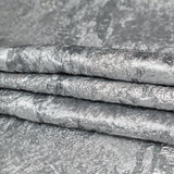 Metallic Matte Silver Abstract Luxury Brocade