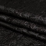 Metallic Black Abstract Luxury Brocade