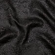 Metallic Black Abstract Luxury Brocade