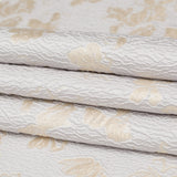 Metallic Aloe Wash and White Sand Floral Luxury Brocade