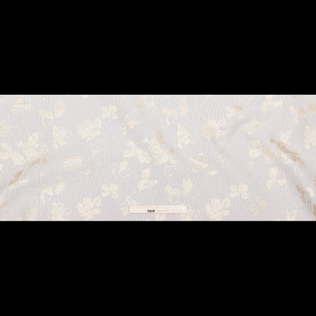 Metallic Aloe Wash and White Sand Floral Luxury Brocade