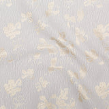 Metallic Aloe Wash and White Sand Floral Luxury Brocade