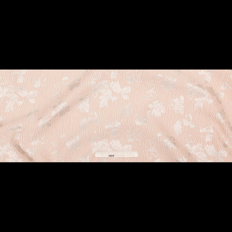 Metallic Dusty Pink and Linen Floral Luxury Brocade