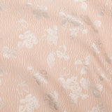 Metallic Dusty Pink and Linen Floral Luxury Brocade