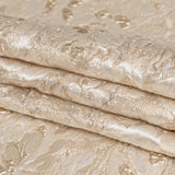 Metallic Golden Egg and Shell Rosy Luxury Brocade