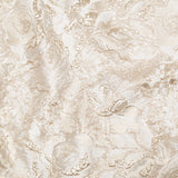 Metallic Golden Egg and Shell Rosy Luxury Brocade