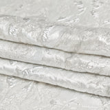 Metallic Silver and Drizzle Rosy Luxury Brocade