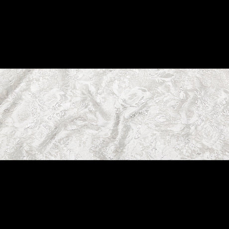 Metallic Silver and Drizzle Rosy Luxury Brocade