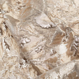 Metallic Crockery and Twill Rosy Luxury Brocade