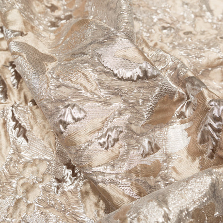 Metallic Crockery and Twill Rosy Luxury Brocade