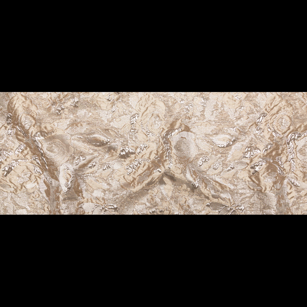 Metallic Crockery and Twill Rosy Luxury Brocade