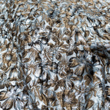 Metallic Quarry and Kangaroo Floral Luxury Brocade