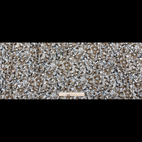 Metallic Quarry and Kangaroo Floral Luxury Brocade