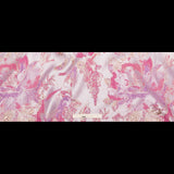 Floral Metallic Brocade - Bright Gold, Lavender and Fuchsia Pink