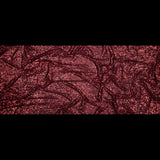 Red Striped Baby Sequins on Black Stretch Mesh