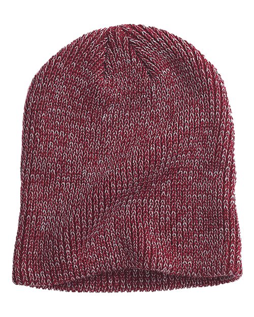 Ribbed Marled Beanie