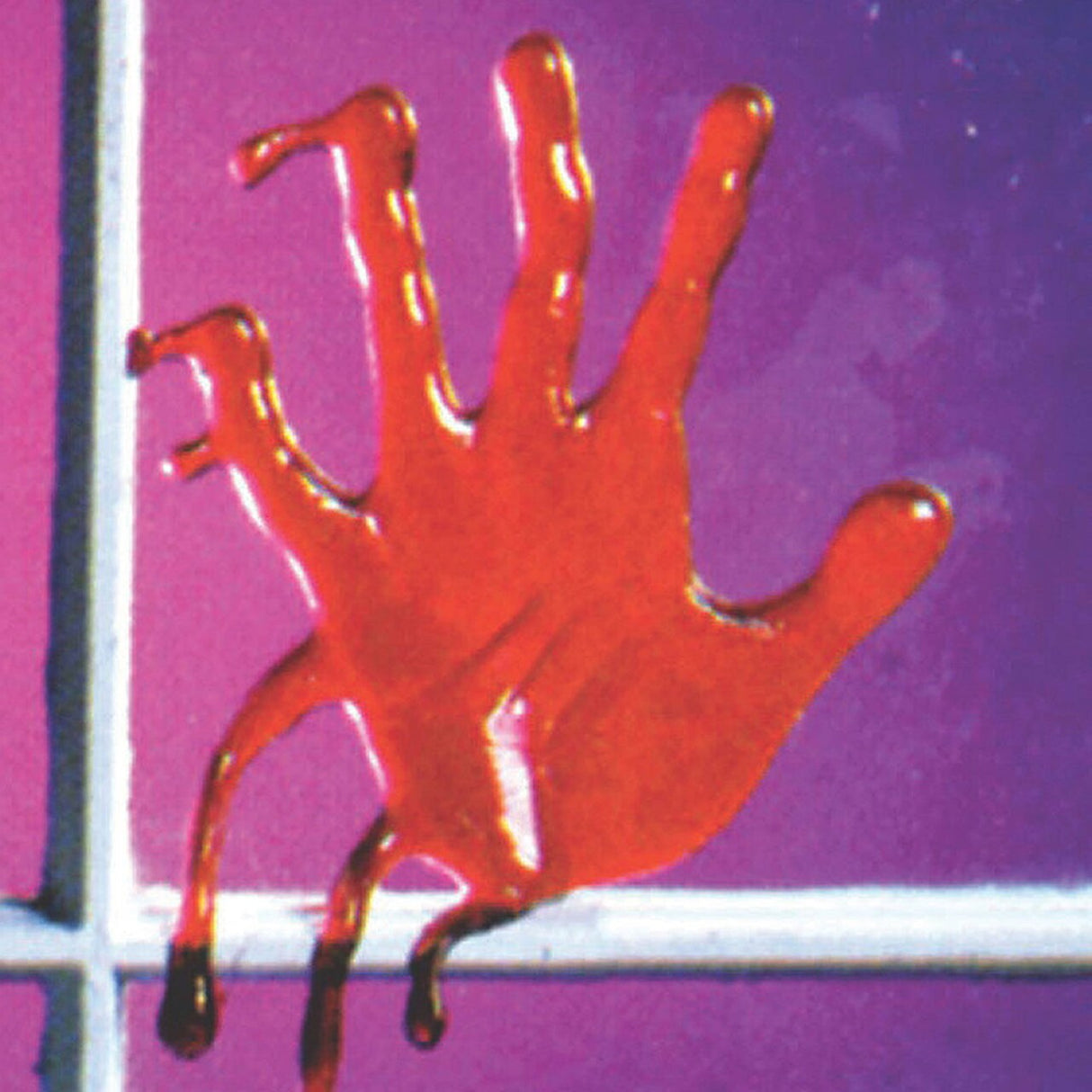 Drips Of Blood Handprint Vinyl Sticker Scary Window Decoration Haunted House Prop